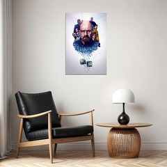 612423 Breaking Bad Movie Sticker Classic American Series Wall Print Poster