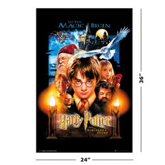 Harry Potter And The Sorcerer’s Stone – Movie Poster (Regular Style) (24″ x 36″)