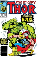 Thor vs Hulk Comic Book Cover Poster print 11″x17″ home decor