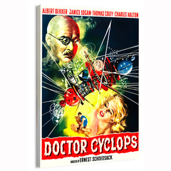 1940 Doctor Cyclops Italian Sci-Fi Movie Poster or Canvas Home Decor Art Print