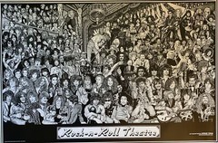 284249 Howard Teman Rock N Roll Theatre PRINT POSTER