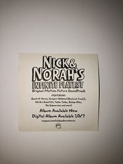 RARE Nick And Norah’s Infinite Playlist Where’s Fluffy Promo Sticker Kat Denning