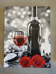 Three 12”x15.75” Wine In Paris Artistic Photo Prints