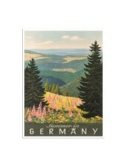 German Art Germany Print Vintage Travel Poster 12×16″ XR310