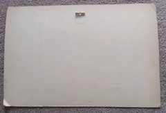 Vintage Race Car #9 Print 15 1/2″ × 23 1/2″ Inches Canvas Black & White Damaged