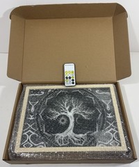LED Canvas Wall Art-Tree Of life Lighted up Picture with Remote Dimmable Artist