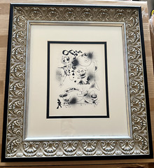 Joan Miro – Abstract Black and White Lithograph I
