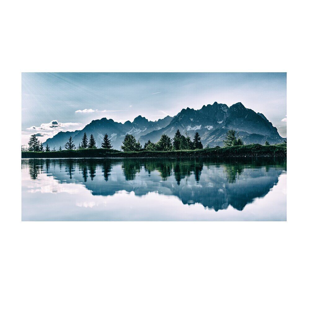 Mountain Lake Tree Nordic Poster Canvas Painting Wall Art Poster Print Wall Deco