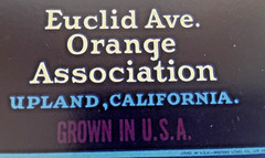 Upland Pride Repro Poster Euclid Ave Orange Association Upland CA USA 11” x 11”