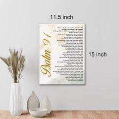 Inspirational Bible Verse Print Positive Psalm 91 He Who Dwells in the Secret…