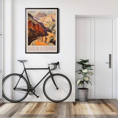 Vintage Cycling Poster Set, Retro Bicycle Race Wall Art