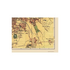 Historic Map – Sao Paulo Brazil – Hartmann 1913 – Vintage Wall Art