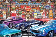 Poster Studio B – Dream Garage 70’s Race Car Vintage 24×36″ NEW