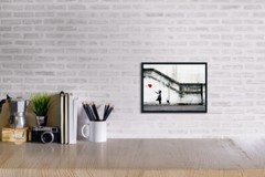 Canvas Print Painting Picture Wall Art Home Decor Banksy Grafitti Girl Abstract