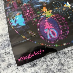 DAMAGED 2025 Disneyland 70th Anniversary PAINT THE NIGHT PARADE Poster 16×24