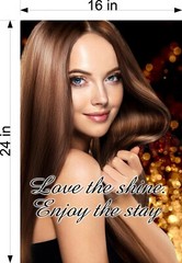Hair Salon 35 Photo-Realistic Paper Poster Beauty Sign Non-Laminate Cut Vertical
