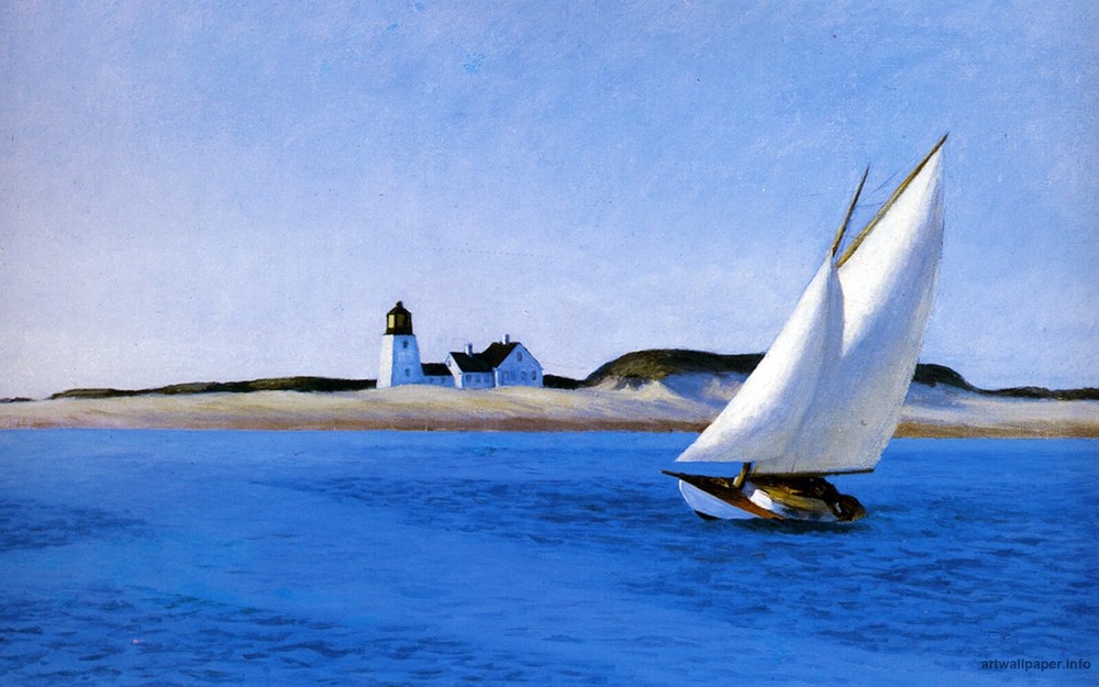 Edward Hopper : The Long Leg : 1930 : Archival Canvas Art