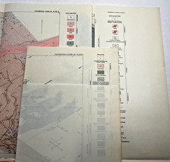 Historic Mining and Geologic Maps from 1954 Lot of 12 Maps -Makes Great Wall Art