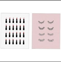 IKEA Posters Set of 2 Lip Stick & Eyelashes White Pink 16″x20″ Bild 505.277.35