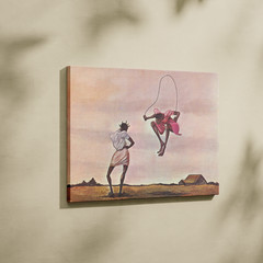 Ernie Barnes High Aspirations Canvas Print African American Art Wall Decor Poste