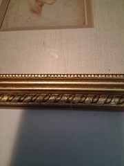 Idealgesicht Michelangelo Frau Jüngling Alte Meister 11×13″ Frame