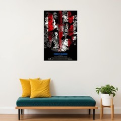 612325 First Blood Movie Stallone Rambo Thriller Action Wall Print Poster
