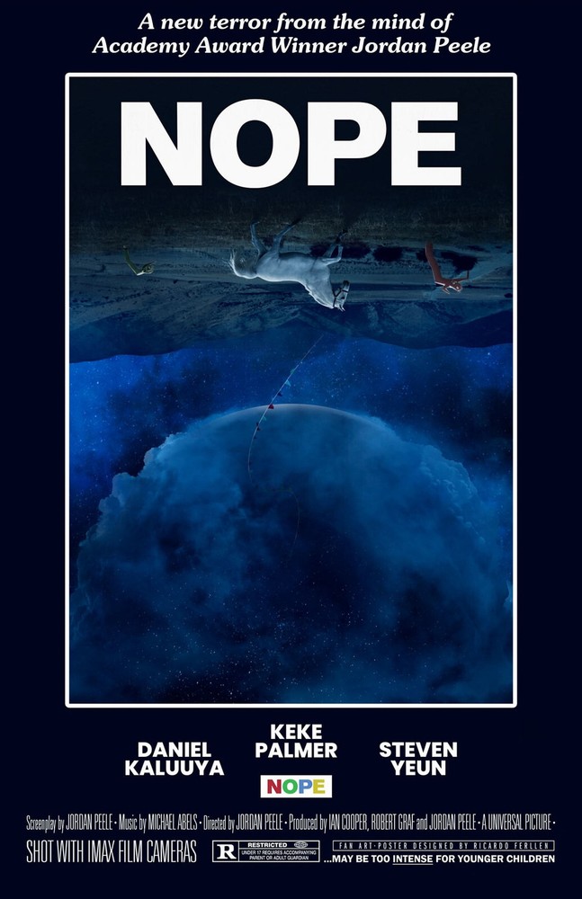 AA3132 Nope Film By Jordan Peele 2022 Artwork Movie Poster 11×17