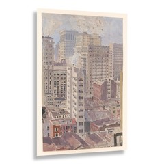 1901 New York Skyscrapers Print City Skyline Urban Architecture Manhattan