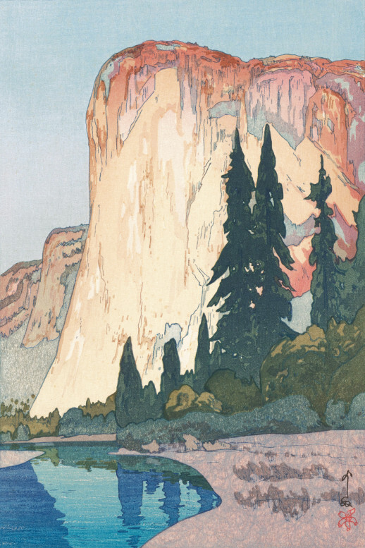 Japanese Art Print Repro «El Capitan, Yosemite» YOSHIDA HIROSHI