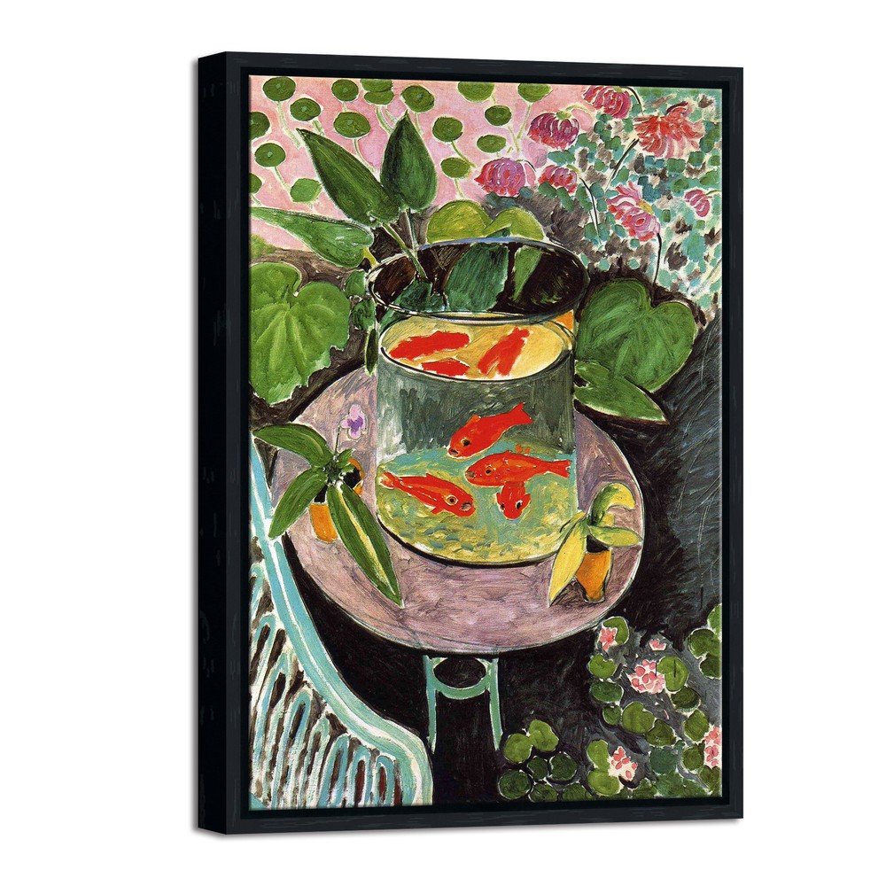 Framed Canvas Wall Art Goldfish by Henri Matisse Colorism Aesthetic Abstract Art