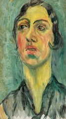 Ben Shahn Woman with Short Bob 1926 – Early Portrait Modernist Art Print