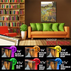 30W»x40H» SPRING DAYS by ELLIE FREUDENSTEIN -FLORAL PARADISE – CHOICES of CANVAS