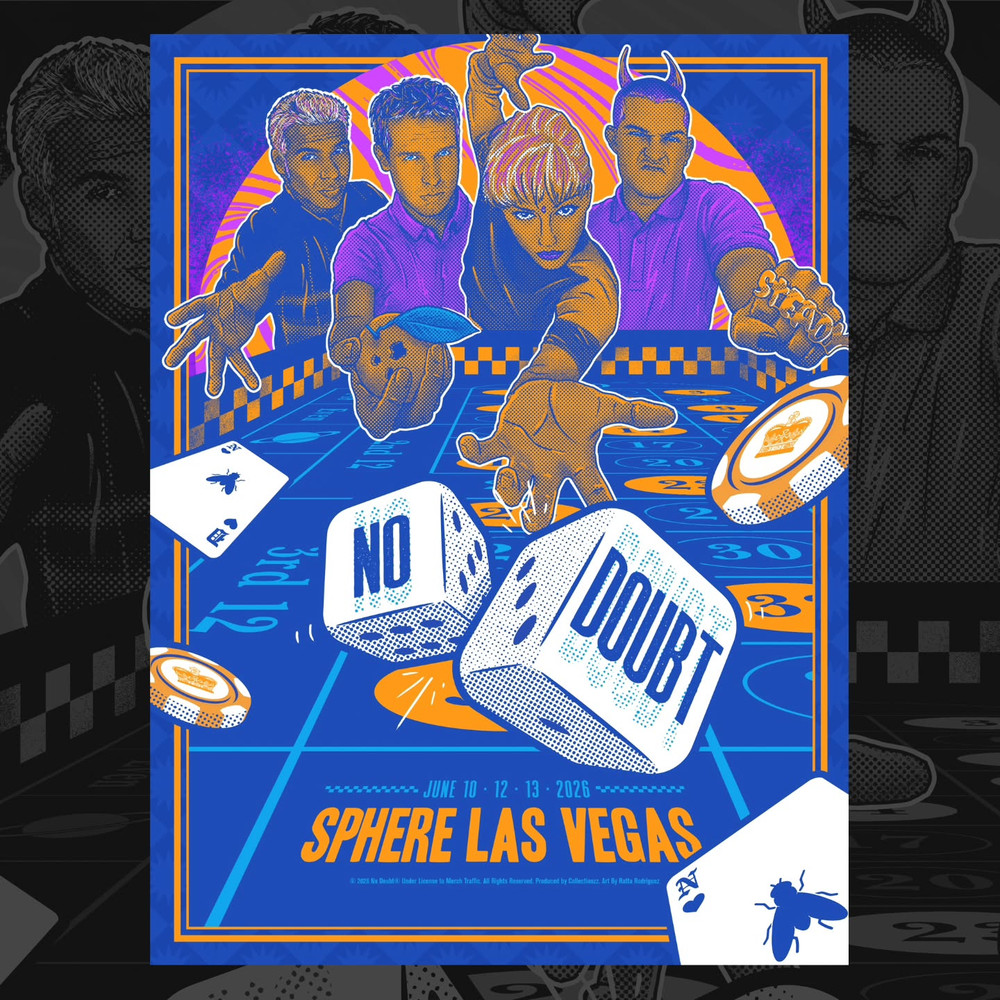 No Doubt Sphere Las Vegas 2026 Poster Ska Punk Concert Wall Art Print Gift