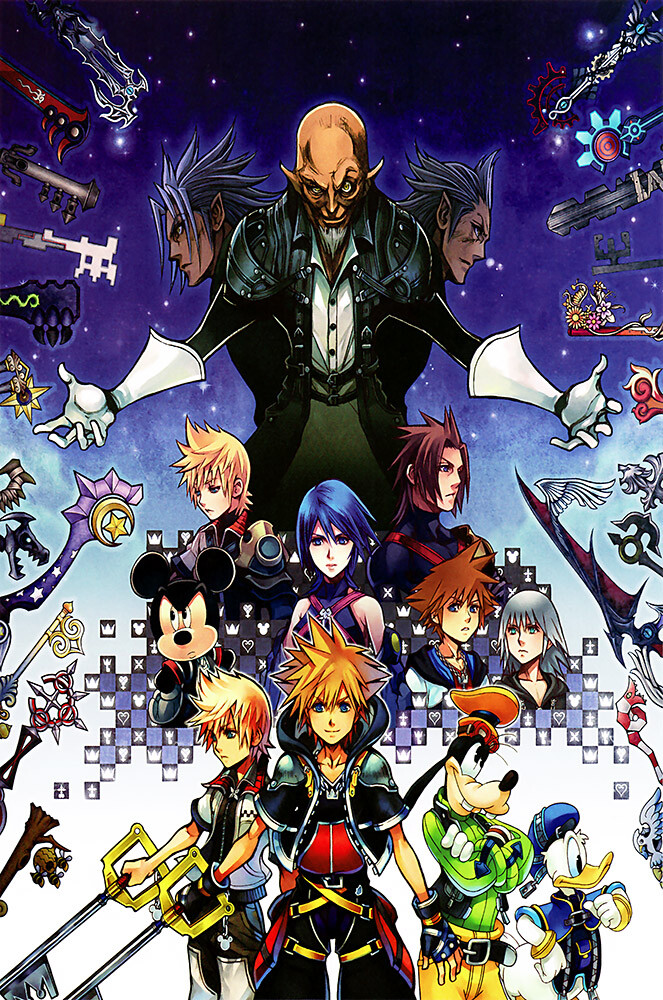 Kingdom Hearts 1.5 Key Art PS4 PS3 DS Premium POSTER MADE IN USA – KTH011