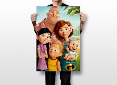 The Incredibles Family Vacation Movie Print Wall Art Home Decor – POSTER 20×30