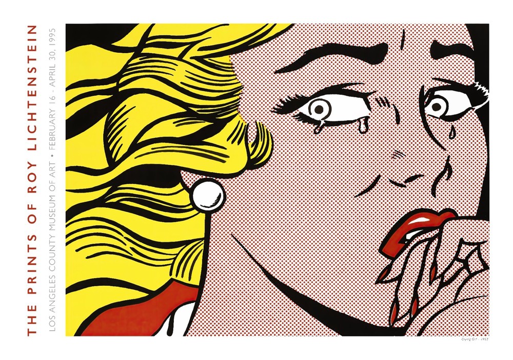 Crying Girl – Roy Lichtenstein – 1963 – Poster