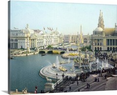 1893 World’s Fair Photo Gallery Canvas Wrap Art