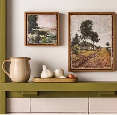 Two piece Landscape Burlap Wall Art Set – Hearth & Hand with Magnolia