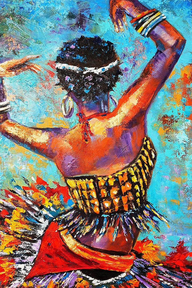 African American Art Print First Dance Wall Art Home Decor – POSTER 20×30
