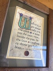 Framed Matted Art Celtic Blessing by Kevin Dillon Card Company Catholic 🔥🔥🔥