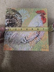 Rooster Farm Wall Canvas (Set Of Two)