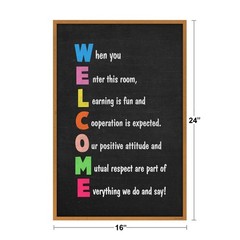 Classroom Welcome Teacher Motivational Inspirational Rules Teacher Supplies Scho