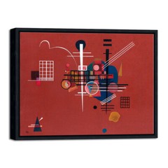 Framed Canvas Prints Dull Red,1927 by Wassily Kandinsky Classic Art Repro Canvas