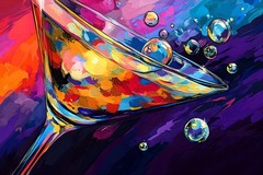 Bar Colorful Pop Art Abstract Artwork Home Decor Wall Art Poster Prints Painting