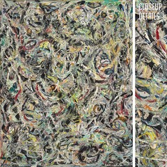 32W»x40H» EYES IN THE HEAT, 1946 by JACKSON POLLOCK SWIRLS – CHOICES of CANVAS