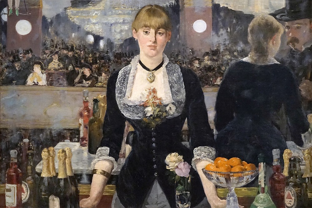 The Bar at the Folies-Bergeres Art Wall Indoor Room Outdoor – POSTER 20×30