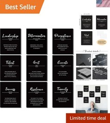 Durable Wall Art Prints Set – 9 Pieces of Positive Affirmations 8×10 Decor