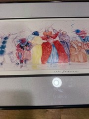 Vintage Atlanta Opera Art «Encore Season» Framed Print 1991 Black Frame Matted
