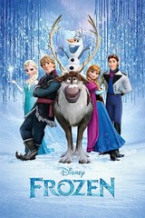 Frozen – Disney Movie Poster / Print (The Cast / Regular Style) (Size: 24 X 36″)