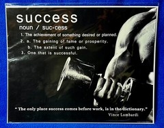 SUCCESS Motivational Poster Desire/Gain / Lombardi Quote /New in Package/ 11×14